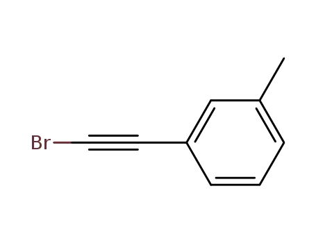 Molecular Structure of 33675-43-3 (1-(bromo-ethynyl)-3-methyl-benzene)