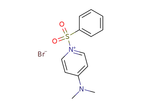 1-Benzenesulfonyl-4-dimethylamino-pyridinium; bromide