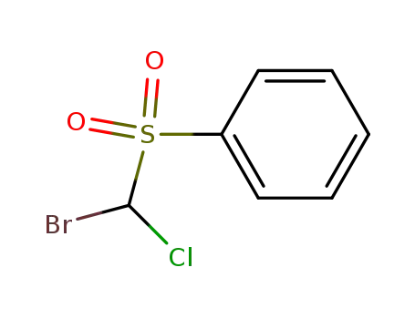Molecular Structure of 195371-23-4 (Benzene, [(bromochloromethyl)sulfonyl]-)