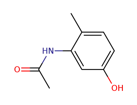 Molecular Structure of 71463-40-6 (N-(5-hydroxy-2-methylphenyl)acetamide)