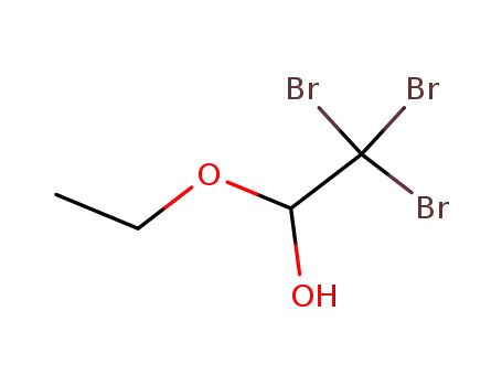 Molecular Structure of 33243-81-1 (2,2,2-tribromo-1-ethoxy-ethanol)