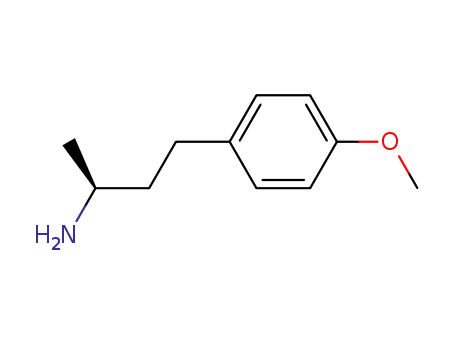 Molecular Structure of 66264-86-6 ((S)-1-METHYL 3-(P-METHOXYPHENYL)-PROPYLAMINE)