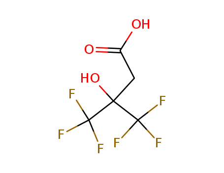3,3-bis(trifluoromethyl)-3-hydroxypropionic acid  CAS NO.1547-36-0