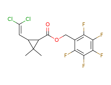 2,3,4,5,6-Pentafluorobenzyl 3-(2,2-dichlorovinyl)-2,2-dimethylcyclopropanecarboxylate