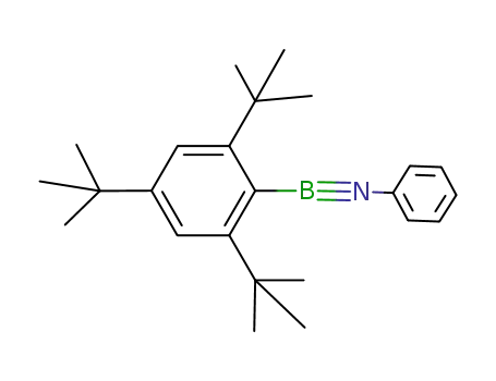 Molecular Structure of 152240-89-6 (2,4,6-tri-t-butylphenyl-(phenylimino)borane)
