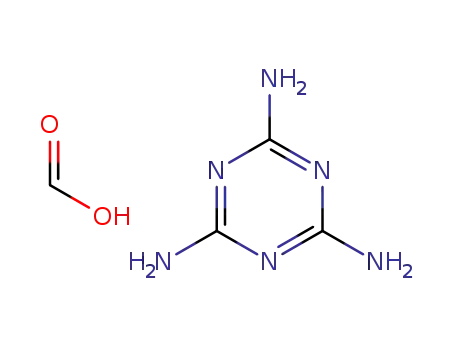 Molecular Structure of 72066-83-2 (formic acid, compound with 1,3,5-triazine-2,4,6-triamine (1:1))