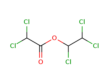 Molecular Structure of 117702-57-5 (1,2,2-trichloroethyl dichloroacetate)