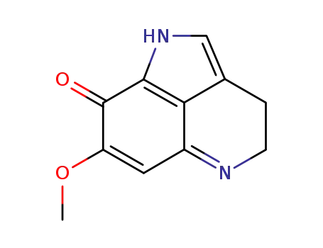 Molecular Structure of 160208-44-6 (7-Methoxy-2,4-dihydropyrrolo<4,3,2-de>quinolin-8(1H)-one)