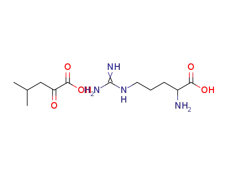 Molecular Structure of 72087-40-2 (L-Arginine mono(4-methyl-2-oxovalerate))