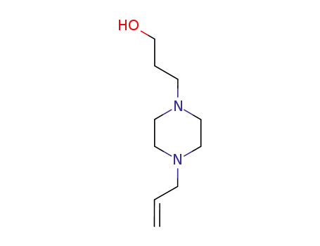 Molecular Structure of 67514-33-4 (3-(4-allyl-1-piperazinyl)-1-propanol)