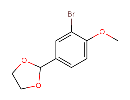 1-BROMO-5-(1,3-DIOXOLAN-2-YL)-2-METHOXYBENZENE