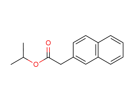 Molecular Structure of 91759-48-7 (2-Naphthaleneacetic acid, 1-methylethyl ester)