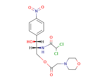 4-Morpholineaceticacid, 2-[(dichloroacetyl)amino]-3-hydroxy-3-(4-nitrophenyl)propyl ester,[R-(R*,R*)]- (9CI)
