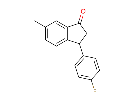 3-(4-フルオロフェニル)-2,3-ジヒドロ-6-メチル-1H-インデン-1-オン