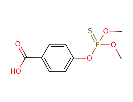 Benzoic acid, 4-[(dimethoxyphosphinothioyl)oxy]-