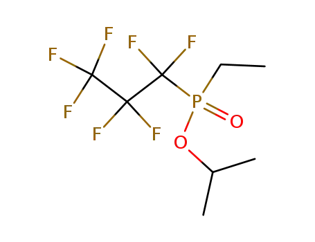 Molecular Structure of 77529-57-8 (isopropyl ethyl(heptafluoropropyl)phosphinate)