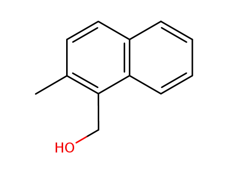 Molecular Structure of 1706-15-6 ((2-Methylnaphthalen-1-yl)Methanol)
