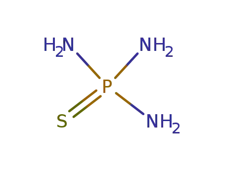 Molecular Structure of 13455-05-5 (Thiophosphoryl triamide)