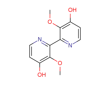 Molecular Structure of 405137-22-6 (4,4'-dihydroxy-3,3'-dimethoxy-2,2'-bipyridine)