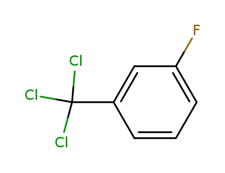 Molecular Structure of 401-77-4 (3-FLUOROBENZOTRICHLORIDE)