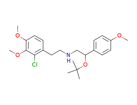 2-chloro-N-[2-(1,1-dimethylethoxy)-2-(4-methoxyphenyl)ethyl]-3,4-dimethoxyphenethylamine
