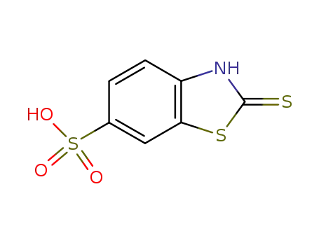 2,3-Dihydro-2-thioxobenzothiazole-6-sulphonic acid