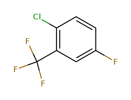 Molecular Structure of 89634-75-3 (2-CHLORO-5-FLUOROBENZOTRIFLUORIDE)