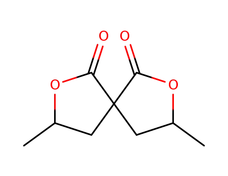 Molecular Structure of 3048-76-8 (3,8-dimethyl-2,7-dioxaspiro[4.4]nonane-1,6-dione)