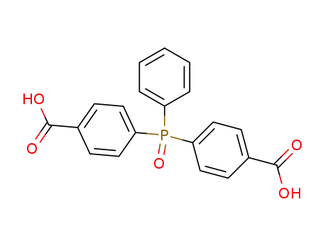 Molecular Structure of 803-19-0 (Bis(4-carboxyphenyl)phenyl-phosphine oxide)