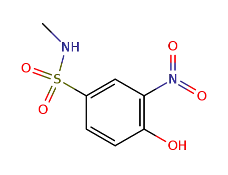 Molecular Structure of 96-58-2 (2-Nitrophenol-4-sulfomethyl amide)