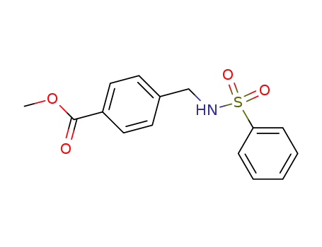 Benzoic acid, 4-[[(phenylsulfonyl)amino]methyl]-, methyl ester