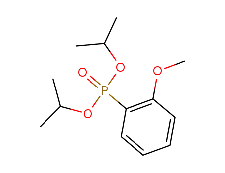 Molecular Structure of 127099-69-8 ((2-Methoxy-phenyl)-phosphonic acid diisopropyl ester)
