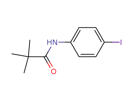 Molecular Structure of 70298-87-2 (Propanamide, N-(4-iodophenyl)-2,2-dimethyl-)