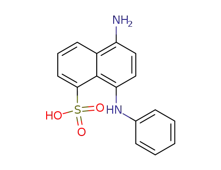 Molecular Structure of 79392-39-5 (5-amino-8-anilinonaphthalene-1-sulphonic acid)