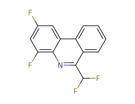 Molecular Structure of 1610500-99-6 (6-(difluoromethyl)-2,4-difluorophenanthridine)