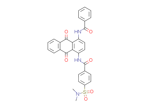 Benzamide,N-[4-(benzoylamino)-9,10-dihydro-9,10-dioxo-1-anthracenyl]-4-[(dimethylamino)sulfonyl]-