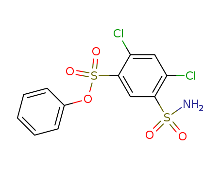 Benzenesulfonic acid,5-(aminosulfonyl)-2,4-dichloro-, phenyl ester