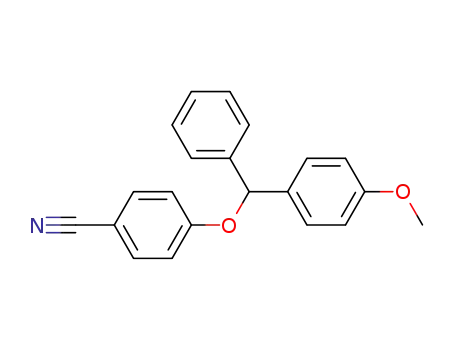 Benzonitrile, 4-[(4-methoxyphenyl)phenylmethoxy]-