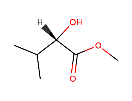 Molecular Structure of 24347-63-5 (2-(S)-Hydroxy-3-methylbutyric acid methyl ester)