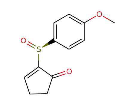 2-Cyclopenten-1-one, 2-[(4-methoxyphenyl)sulfinyl]-, (S)-