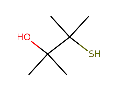 Molecular Structure of 52267-30-8 (2,3-dimethyl-2-mercapto-3-butanol)