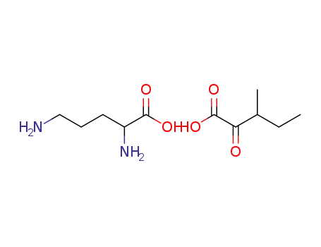 L- 오르니 틴 (3- 메틸 -2- 옥소 펜타 노 에이트)