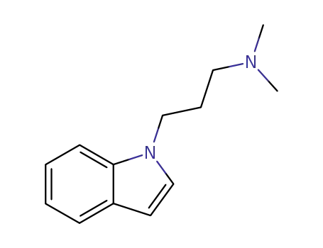 Molecular Structure of 20892-46-0 (N,N-dimethyl-1H-indole-1-propylamine)