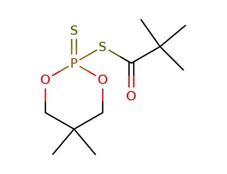 pivaloyl 2-(5,5-dimethyl-2-thiono-1,3,2-dioxaphosphorinanyl)sulfide