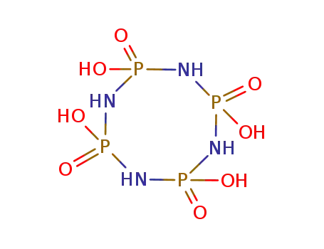 Molecular Structure of 14097-19-9 (1,3,5,7,2,4,6,8-tetrazatetraphosphocane-2,4,6,8-tetrol 2,4,6,8-tetraoxide)