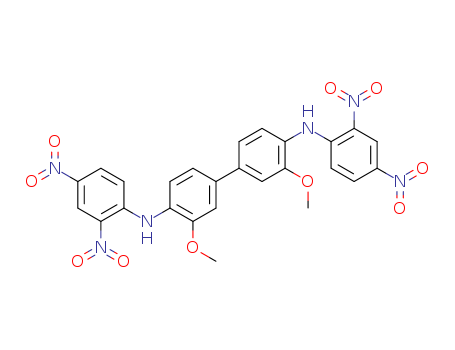 [1,1'-Biphenyl]-4,4'-diamine,N4,N4'-bis(2,4-dinitrophenyl)-3,3'-dimethoxy-