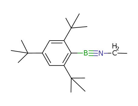 Molecular Structure of 152240-88-5 (2,4,6-tri-t-butylphenyl-(ethylimino)borane)