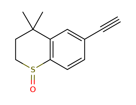 2H-1-BENZOTHIOPYRAN, 6-ETHYNYL-3,4-DIHYDRO-4,4-DIMETHYL-, 1-OXIDE