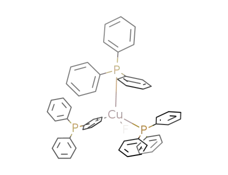 Molecular Structure of 25753-74-6 (Fluorotris(triphenylphosphine)copper(I))