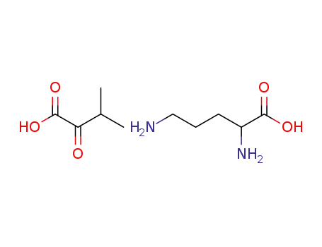 Molecular Structure of 72087-38-8 (L-Ornithine (3-methyl-2-oxobutyrate))